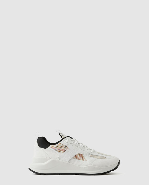 [BURBERRY-버버리]메시 스웨이드 체크 스니커즈 80618801