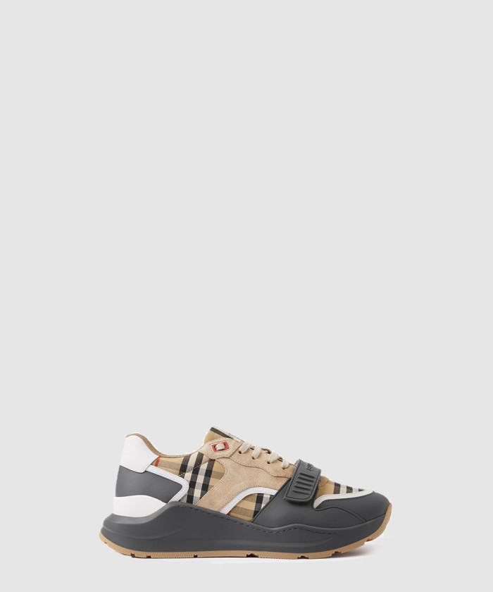 레플리카|이미테이션 burberry-버버리빈티지-체크-스웨이드-레더-스니커즈-80310981