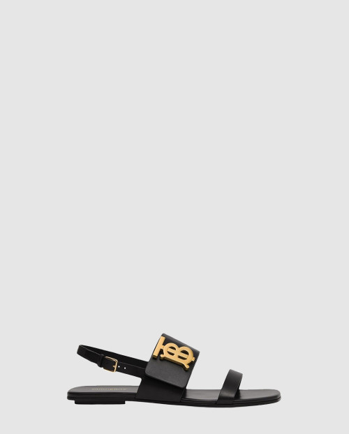 [BURBERRY-버버리]모노그램 모티프 플랫 샌들 8054528