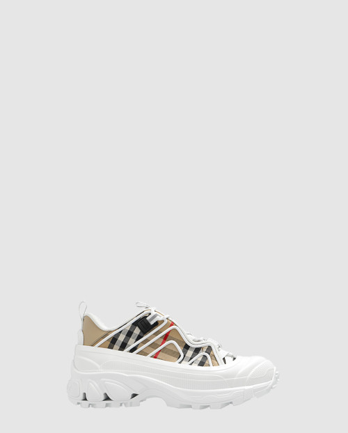 [BURBERRY-버버리]아서 체크 스니커즈 8056928