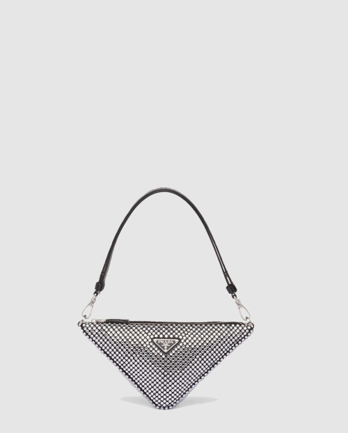 [PRADA-프라다]크리스탈 트라이앵글백 1BC190