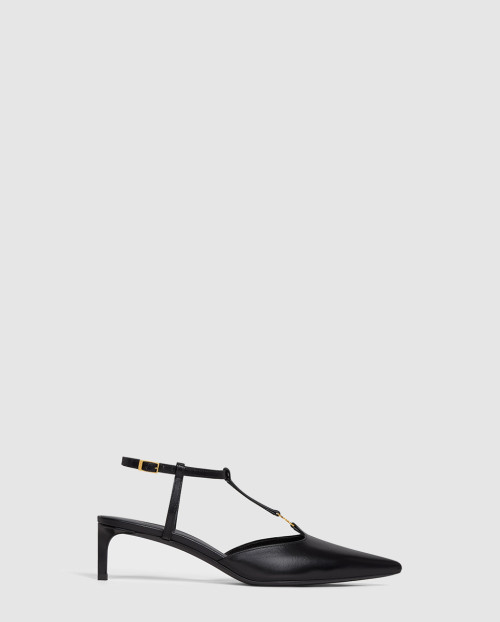 [CELINE-셀린느]키튼 트리오페 T 바 스트랩 펌프스 352193