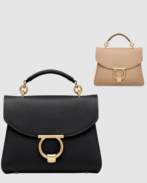 [FERRAGAMO-페레가모]마고 간치니 탑핸들백 21H493