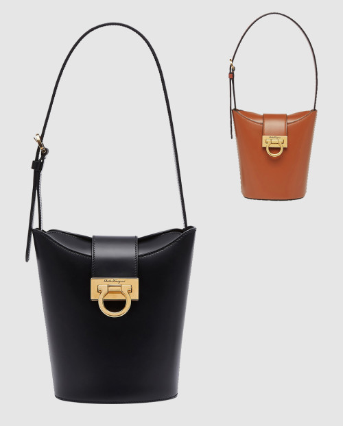 [FERRAGAMO-페레가모]트리폴리오 버킷백 211194