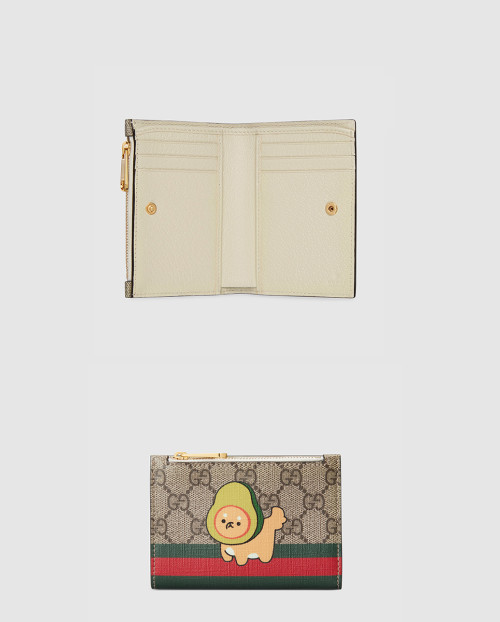 [GUCCI-구찌]애니멀 프린트 반지갑 736758