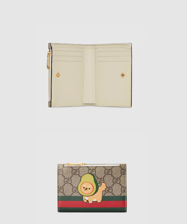 [GUCCI-구찌]애니멀 프린트 반지갑 736758