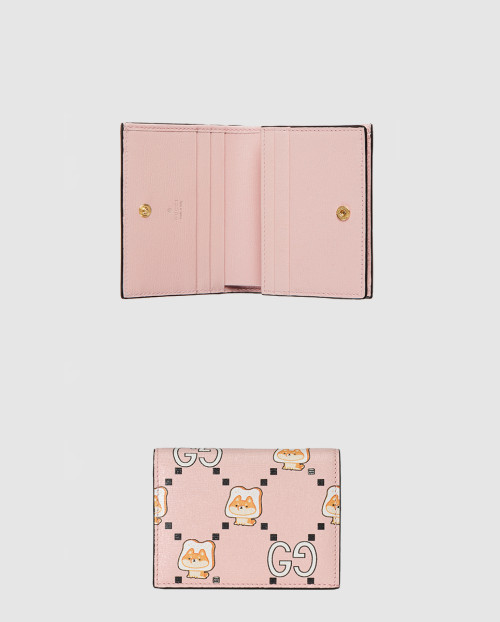 [GUCCI-구찌]GG 애니멀 프린트 카드지갑 736784