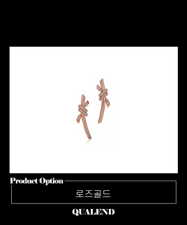 [TIFFANY-티파니]노트 귀걸이