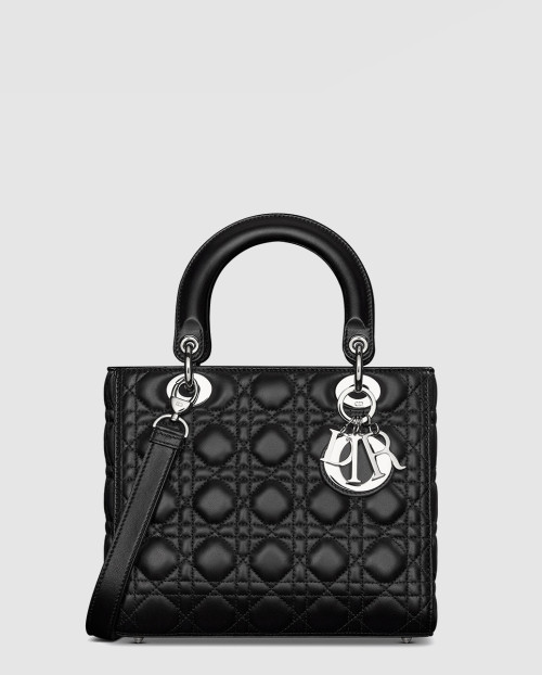 [DIOR-디올]레이디백 램스킨 미듐 M0565