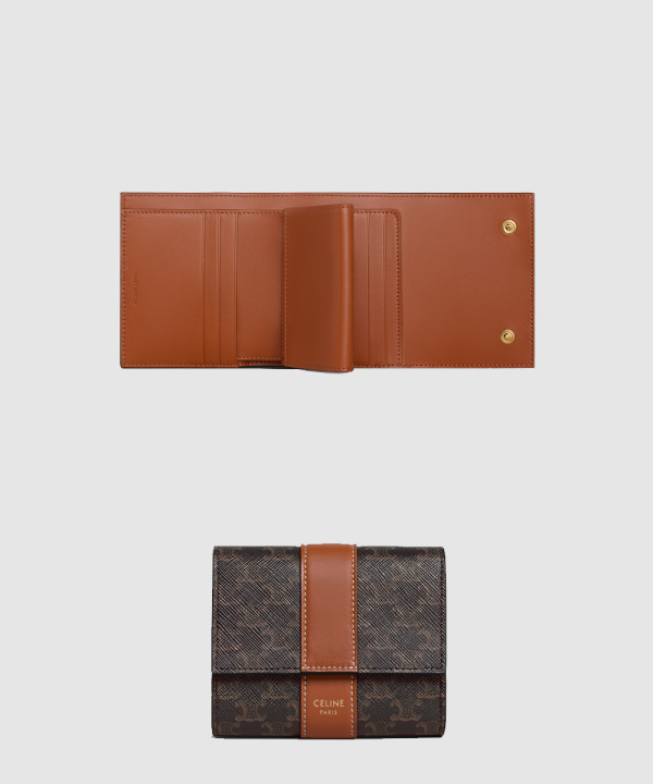 [CELINE-셀린느]트리오페 반지갑 10D572