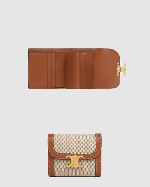 [CELINE-셀린느]트리오페 반지갑 10D782