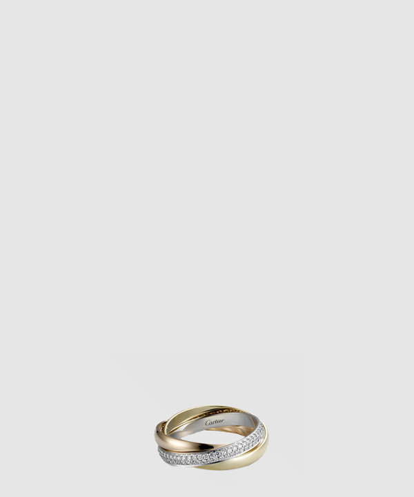 [CARTIER-까르띠에]트리니티 다이아 반지 B4086000