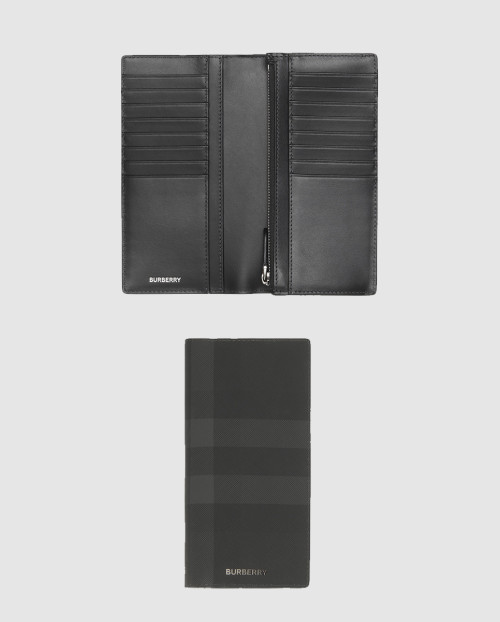 [BURBERRY-버버리]체크 레더 장지갑 80547851