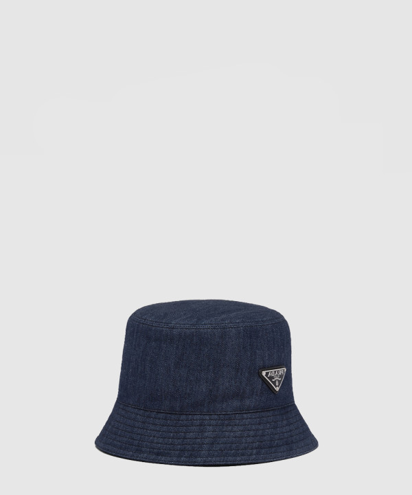 [PRADA-프라다]데님 버킷햇 1HC137