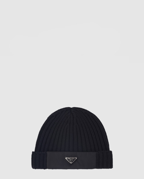 [PRADA-프라다]리나일론 개버딘 및 울 비니 UMD446