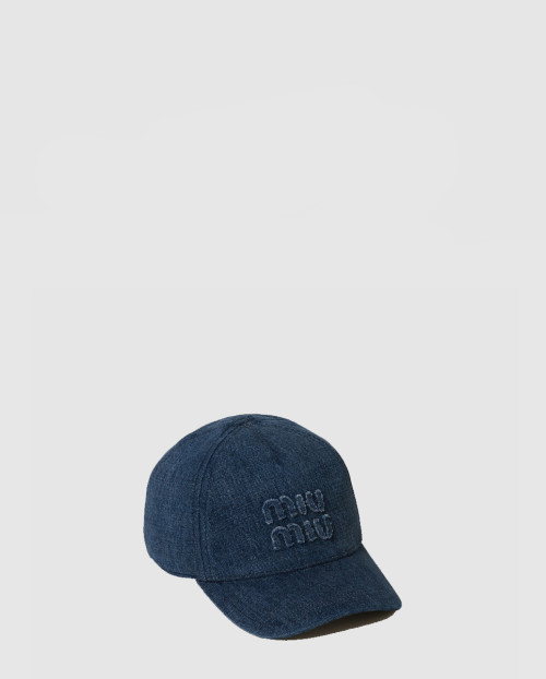 [MIUMIU-미우미우]데님 베이스볼 캡 5HC179
