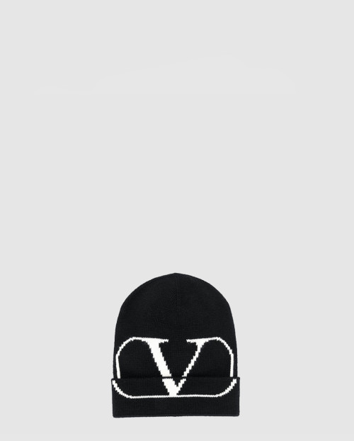 [VALENTINO-발렌티노]브이로고 비니 모자
