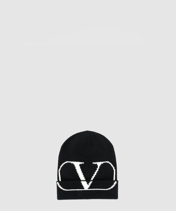 [VALENTINO-발렌티노]브이로고 비니 모자