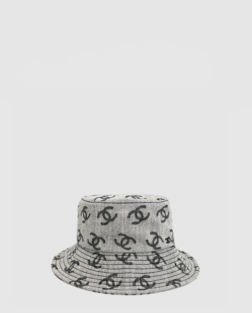[CHANEL-샤넬]데님 CC 로고 버킷햇 AA8274