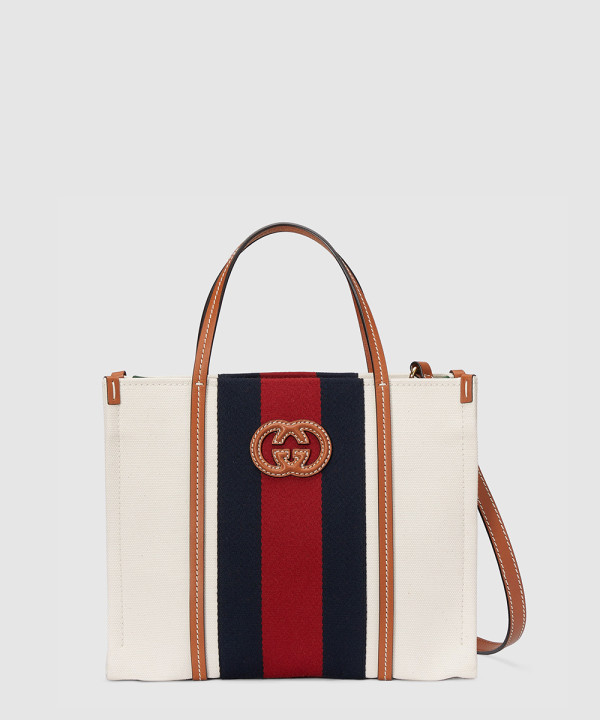 [GUCCI-구찌]스몰 인터로킹 G 토트백 727728