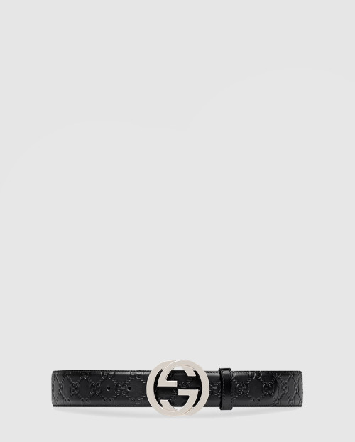 [GUCCI-구찌]‎인터로킹 G 버클 시그니처 벨트 411924