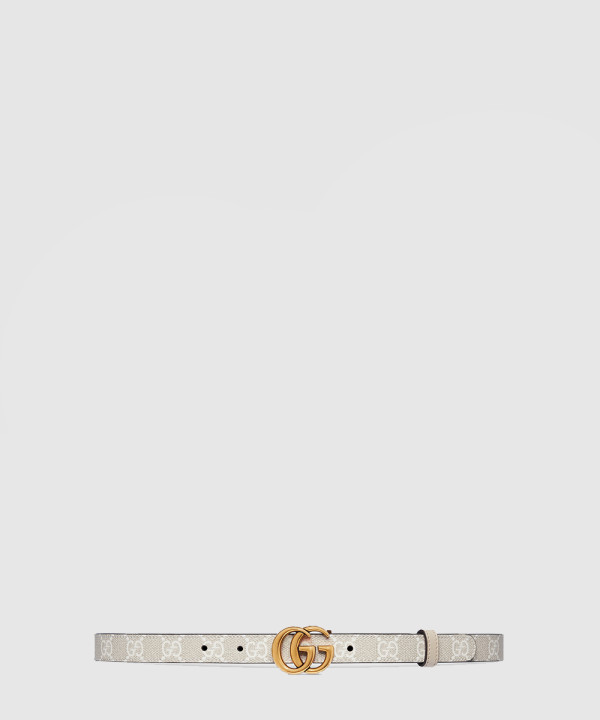 [GUCCI-구찌]GG 마몽 리버서블 씬 벨트 659418