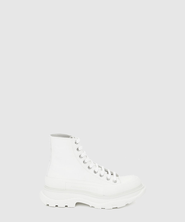 [MCQUEEN-알렉산더맥퀸]하이브리드 레이스업 부츠 611706