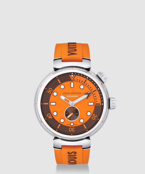 [LOUIS VUITTON-루이비통]땅부르 스트리트 다이버 워치 44 QA172A