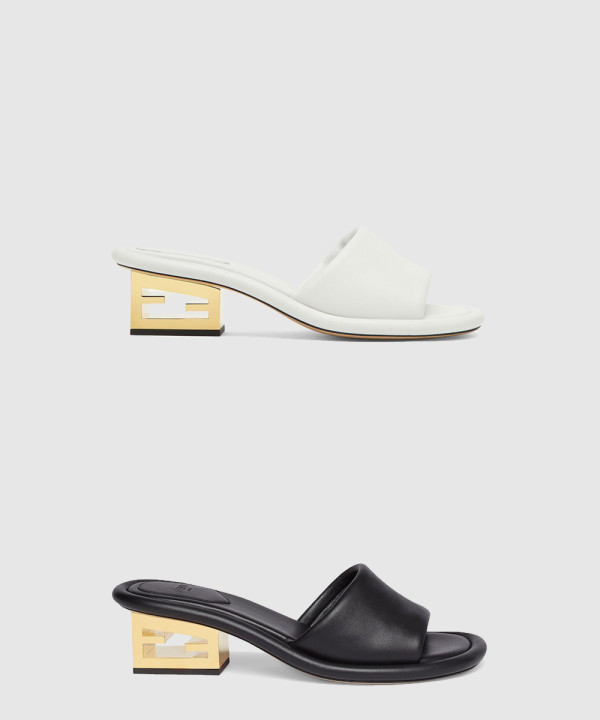 [FENDI-펜디]바게트 뮬 샌들 8R8412