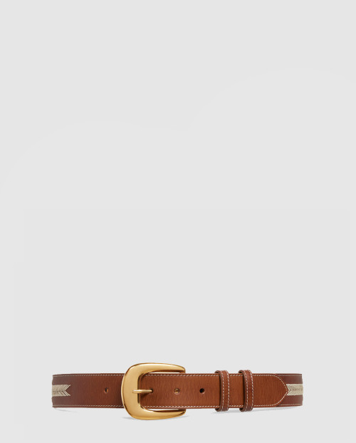 [CELINE-셀린느]라지 웨스턴 벨트 45BBM3