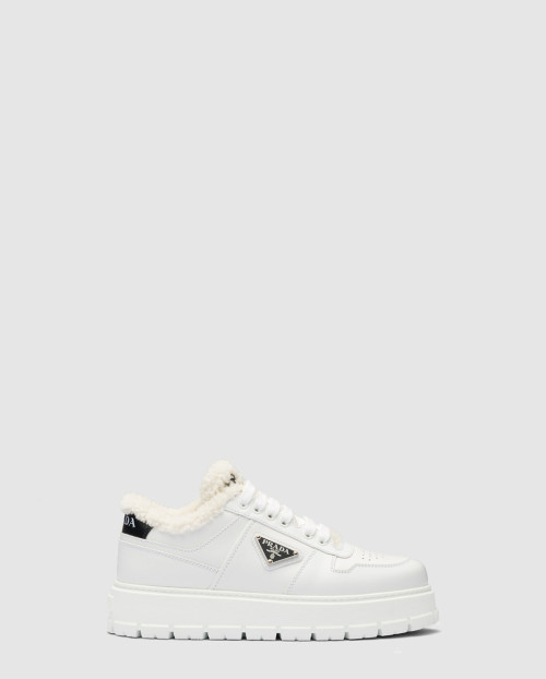 [PRADA-프라다]시어링 스니커즈 1E947M