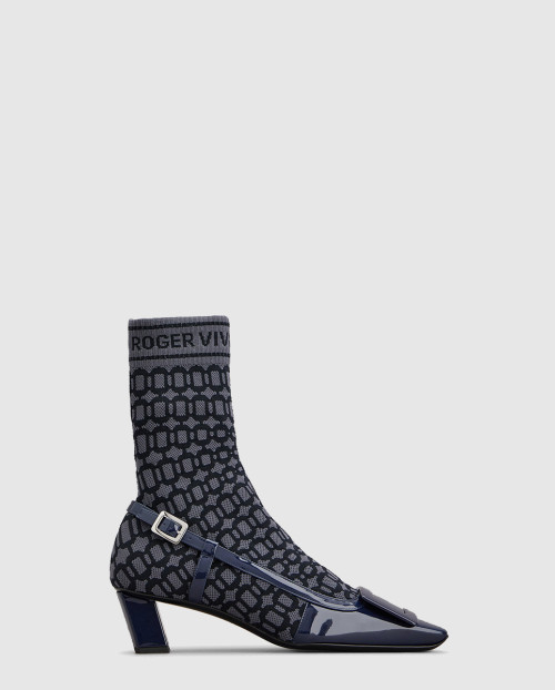 [ROGER VIVIER-로저비비에]벨 비비에 삭스 앵클부츠 0063