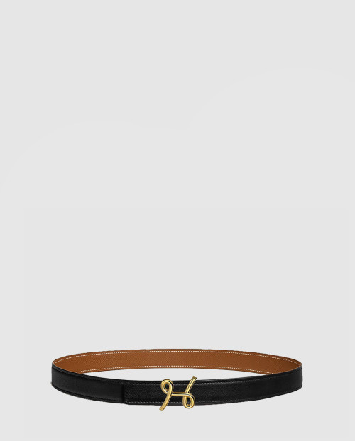 [HERMES-에르메스]H 커시브 리버서블 벨트