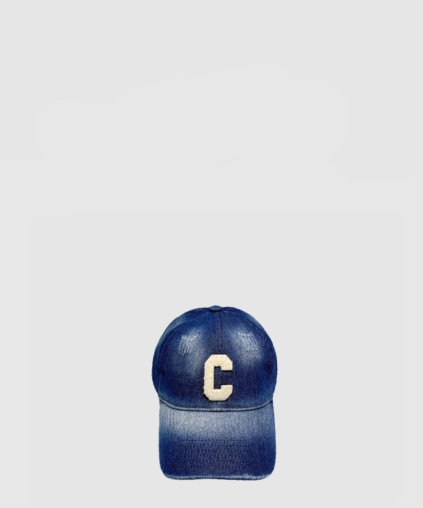 [CELINE-셀린느]이니셜 데님 베이스볼 캡 2AUY87