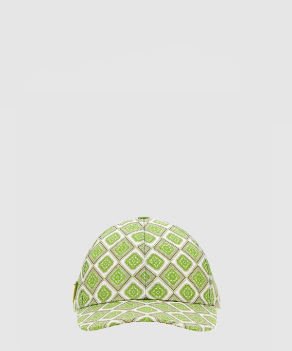 [PRADA-프라다]로고 프린트 베이스볼 캡 1HC274