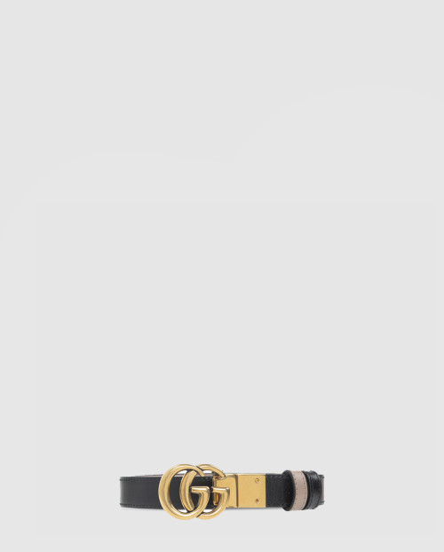 [GUCCI-구찌]GG 마몽 리버서블 씬 벨트 659418