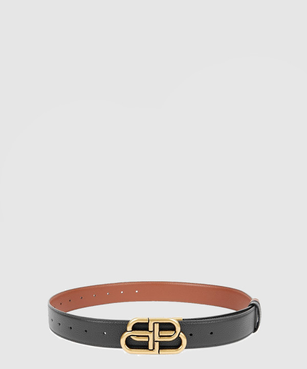 [BALENCIAGA-발렌시아가]BB 리버서블 가죽 벨트 883739