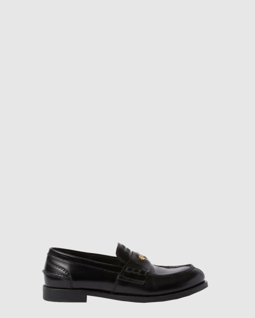 [MIUMIU-미우미우]가죽 페니 로퍼 F0002