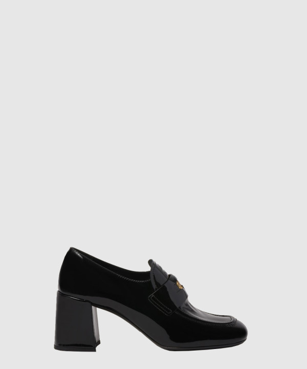 [MIUMIU-미우미우]페이던트 페니 로퍼 힐 F0002