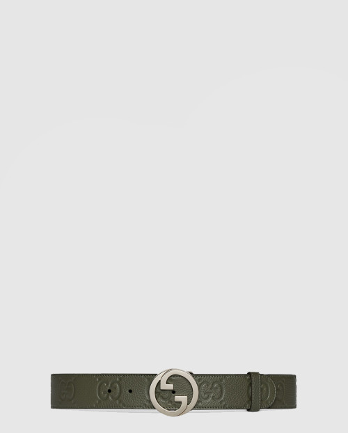 [GUCCI-구찌]블론디 라인 와이드핏 벨트 703147