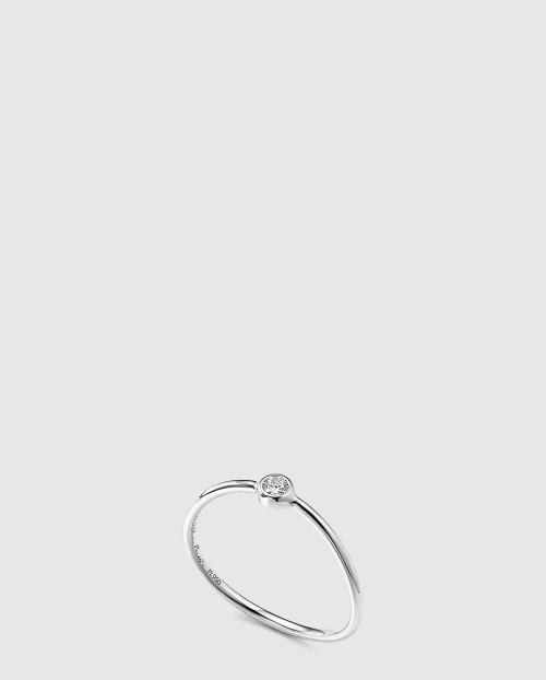 [TIFFANY-티파니]웨이브 싱글 로우 다이아몬드 반지