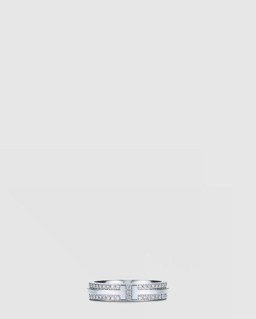 [TIFFANY-티파니]네로우 파베 다이아몬드 반지