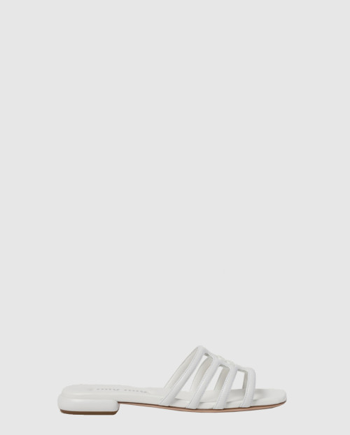 [MIUMIU-미우미우]패딩 뮬 F0009