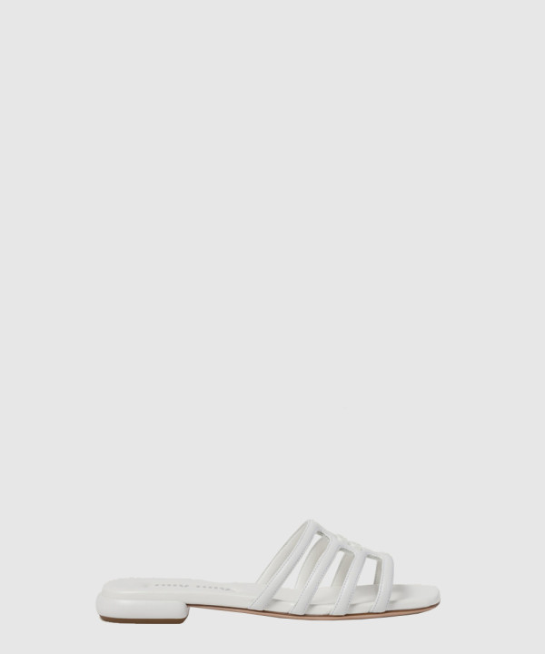 [MIUMIU-미우미우]패딩 뮬 F0009