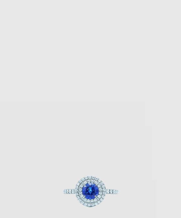 [TIFFANY-티파니]사파이어 다이아몬드 반지