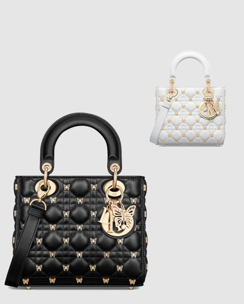 [DIOR-디올]레이디백 램스킨 스몰 M0531