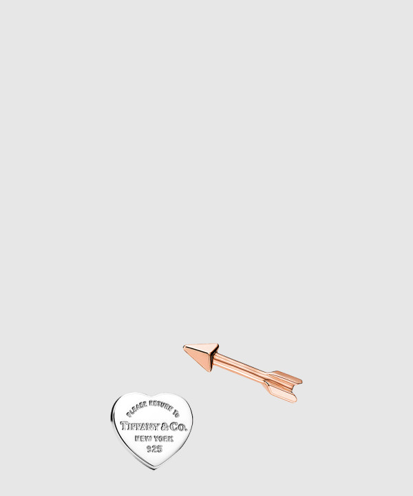 [TIFFANY-티파니]러브스트럭 하트 태그 귀걸이
