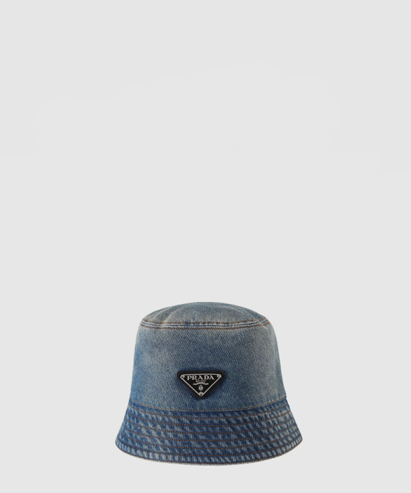 [PRADA-프라다]데님 버킷햇 2HC186