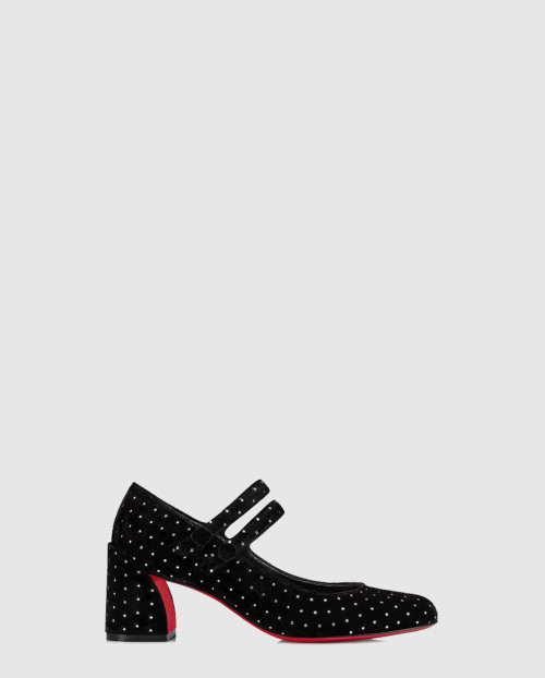 [LOUBOUTIN-루부탱]Miss Jane Plum Strass 1240218
