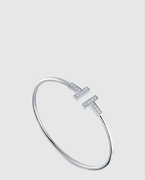 [TIFFANY-티파니]다이아몬드 와이어 팔찌